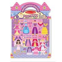 Объемные многоразовые наклейки "Принцессы" Melissa & Doug MD9100