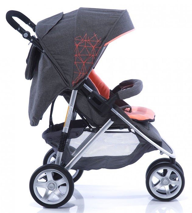 Прогулочная коляска Geoby C781R – WGJC Серый с оранжевым 8280