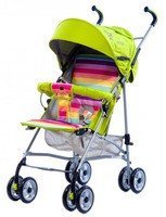 Коляска-трость Geoby D208R-WCXH Салатовый в полоску 8773