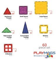 Конструктор Playmags магнитный набор 60 эл. (PM158)