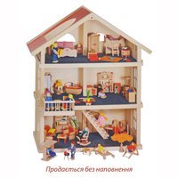Кукольный домик Goki 3 этажа (51957)