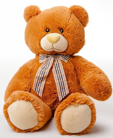 Левеня Медведь Тедди Большой (К015ТВ-коричневый)