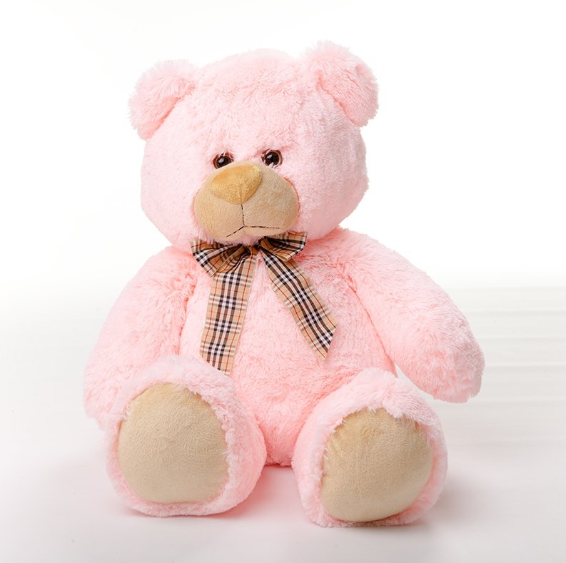 Левеня Медведь Тедди Большой (К015ТВ-розовый)