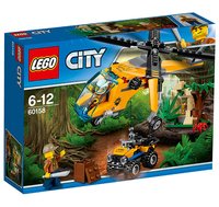 Конструктор LEGO City Грузовой вертолёт исследователей джунглей (60158)