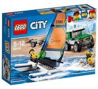 Конструктор LEGO City Внедорожник с прицепом для катамарана (60149)