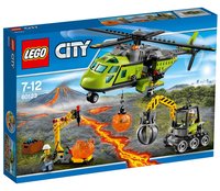 Конструктор LEGO City Вулкан: Вертолет для доставки (60123)