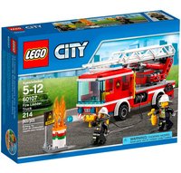 Конструктор LEGO City Пожарный автомобиль с лестницей (60107)