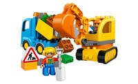 Конструктор Lego Duplo Грузовик и экскаватор на гусеничном ходу (10812)