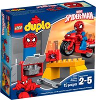 Конструктор Lego Duplo Человек-паук: мотоцикл и мастерская (10607)