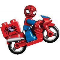 Конструктор Lego Duplo Человек-паук: мотоцикл и мастерская (10607)